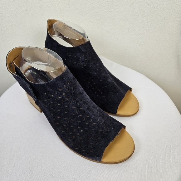Korks Kork-Ease Sandals 10 MCayleigh Slingback Heels Q41455 Beige Leather Upper - Picture 1 of 11